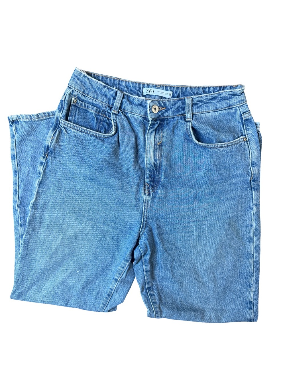 Zara Light Blue Boyfriend Jeans